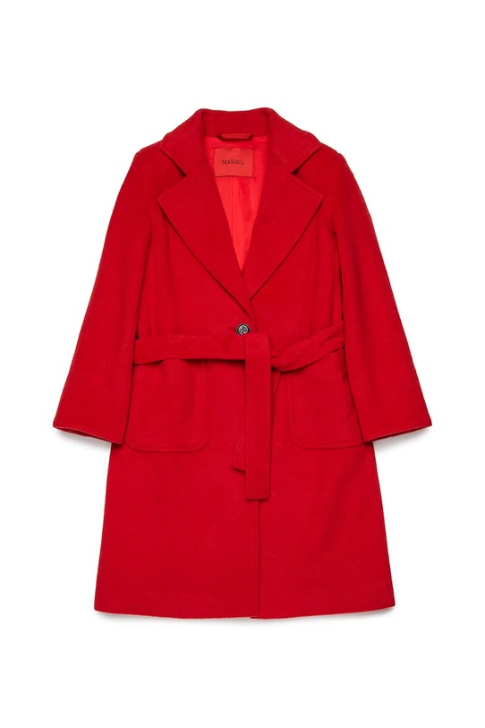MAX&Co. płaszcz dziecięcy MAXJ1F JACKET czerwony MX0001