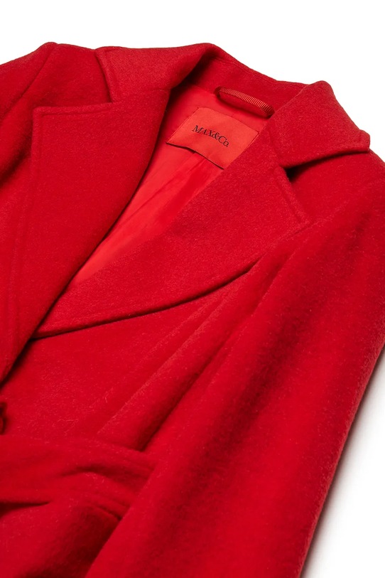 Dziewczynka MAX&Co. płaszcz dziecięcy MAXJ1F JACKET MX0001 czerwony