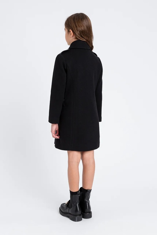 Twinset płaszcz dziecięcy 252GJ2150 czarny ZW25