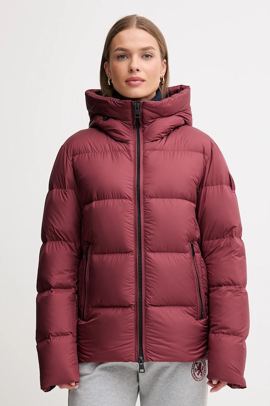 Péřová bunda Bomboogie HELSINKI s podšívkou červená JM7616TTMF5