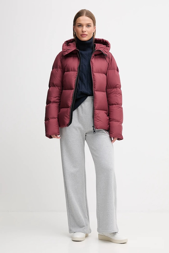 Péřová bunda Bomboogie HELSINKI JM7616TTMF5 červená ZW25