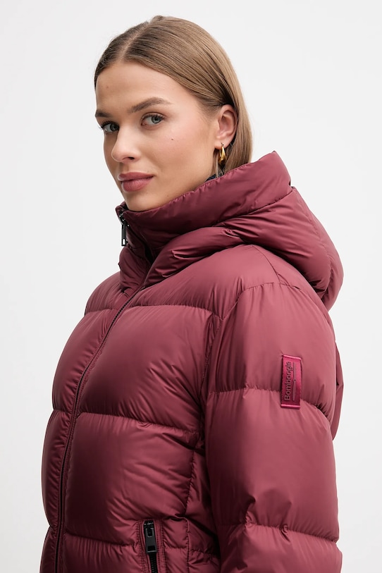 Péřová bunda Bomboogie HELSINKI červená JM7616TTMF5