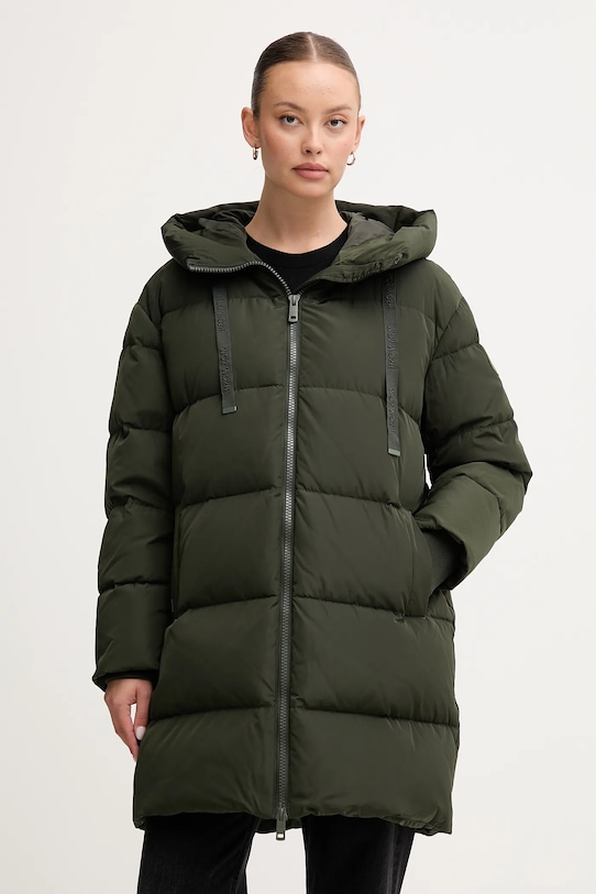 Páperová bunda Mos Mosh Nova oversize zelená 166750