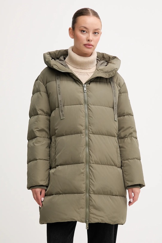 Páperová bunda Mos Mosh Nova oversize zelená 166750