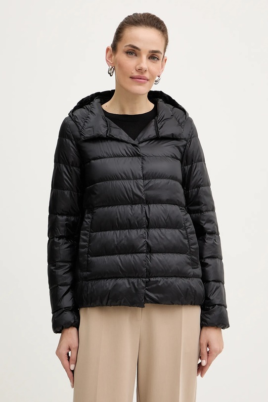 Liviana Conti kurtka puchowa bez kaptura czarny CNTW04