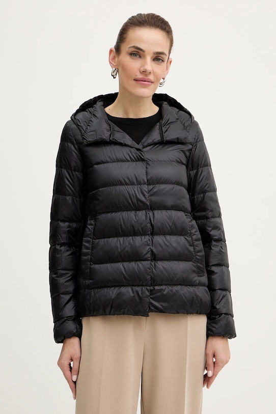 Liviana Conti kurtka puchowa bez kaptura czarny CNTW04