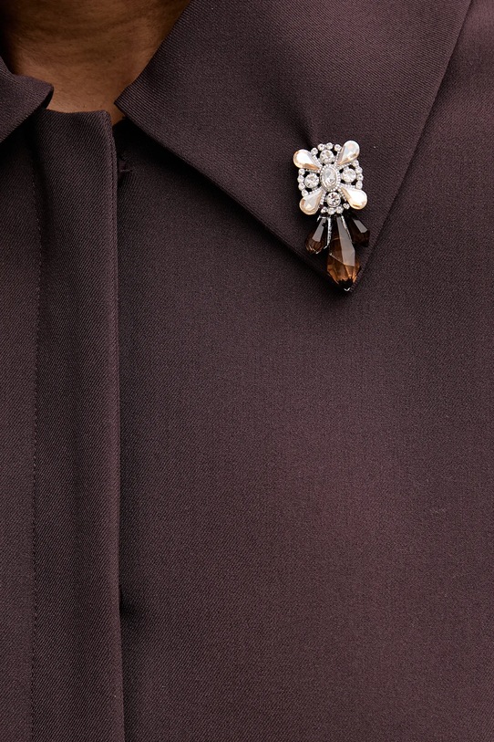 Silvian Heach giacca EDUCAS GPA25035GC marrone