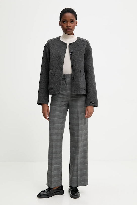 Mos Mosh giacca con lana MARIA 173960 grigio AW25
