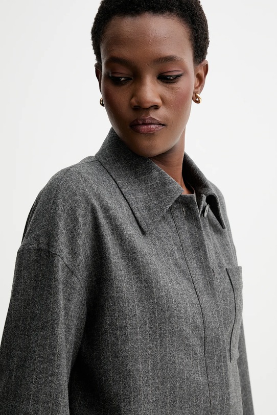 Куртка-сорочка з додаванням вовни Marc O'Polo сірий 510023774127
