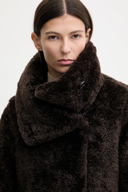 Marc O'Polo płaszcz brązowy 510607870241