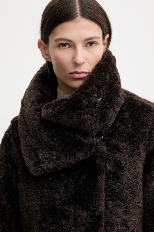 Marc O'Polo płaszcz brązowy 510607870241