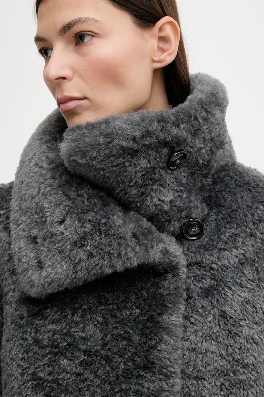 Marc O'Polo płaszcz szary 510607870241