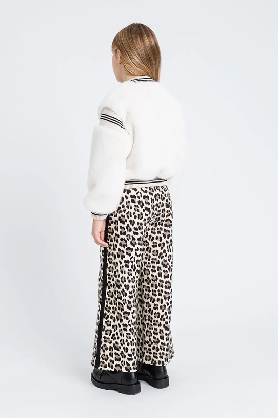 Dziewczynka Twinset kurtka bomber dziecięca 252GJ2170 beżowy