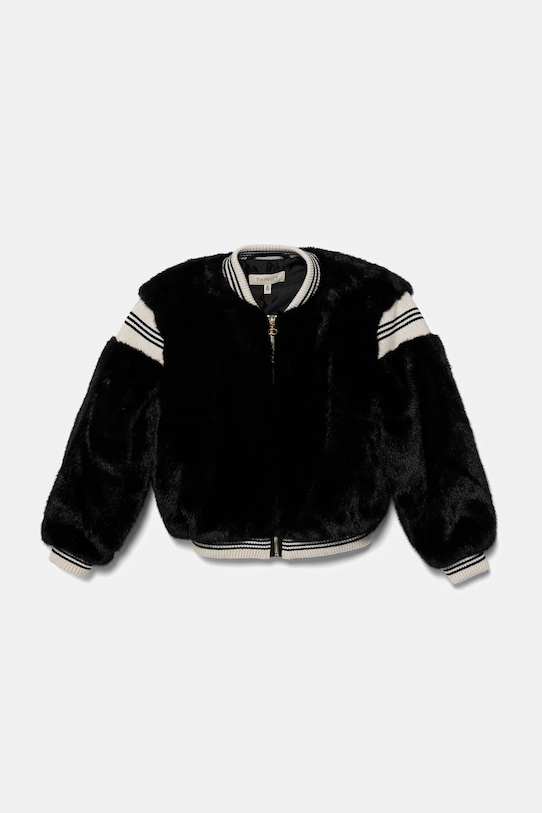 Detská bunda bomber Twinset bomber čierna 252GJ2170