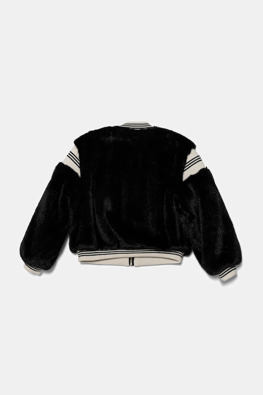 Detská bunda bomber Twinset 252GJ2170 čierna ZW25