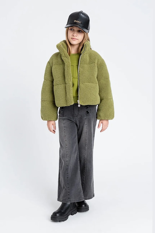 Twinset kurtka dziecięca pozostałe zielony 252GJ2181