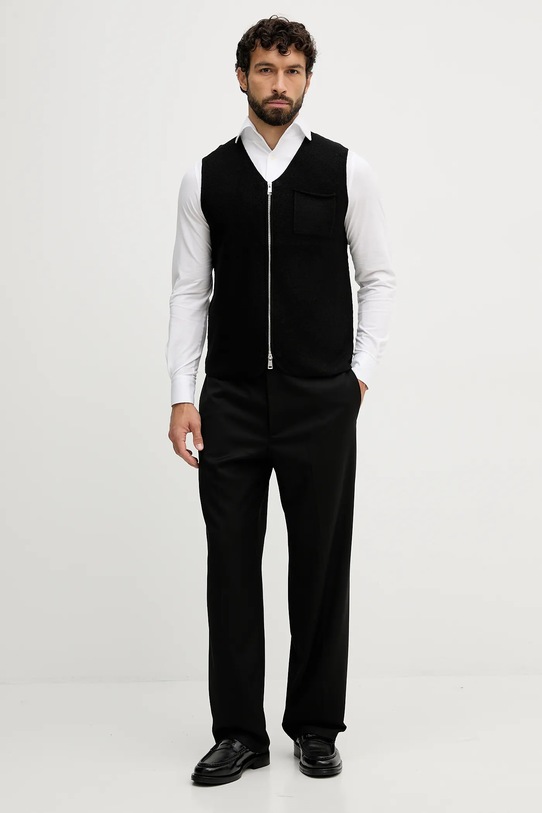 Mos Mosh bezrękawnik wełniany RYAN 508970 czarny AW25