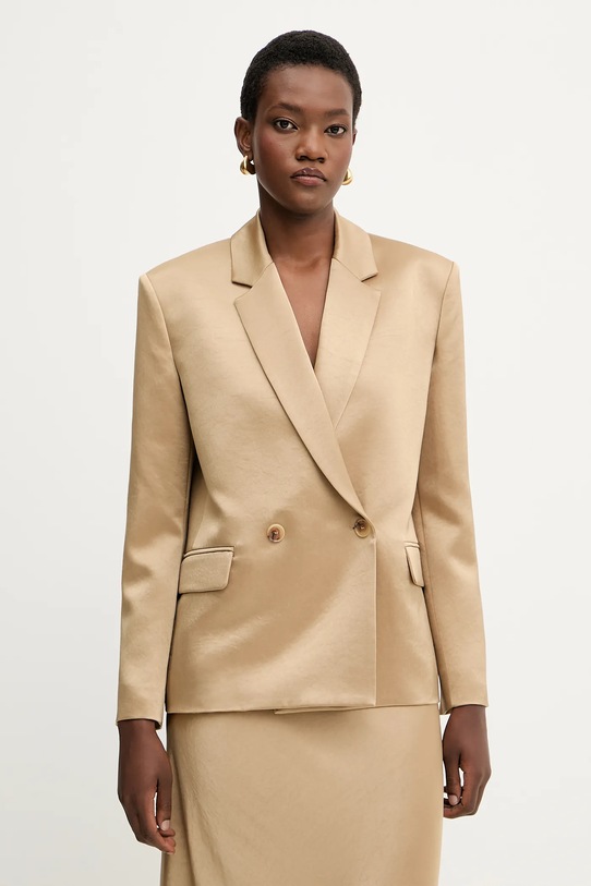 Liviana Conti sacou cu captuseala bej F5WS88