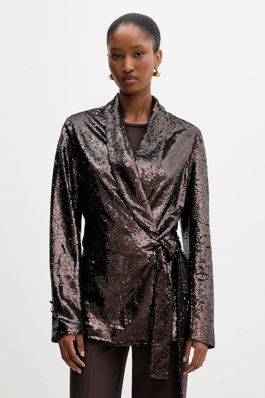 Silvian Heach giacca WERTON tessuto marrone GPA25483GC