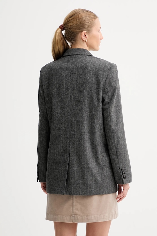 Odzież Marc O'Polo marynarka z dodatkiem wełny 510023780031 szary