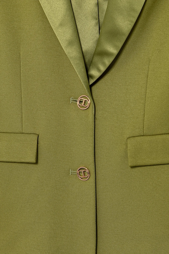 Twinset kamizelka dziecięca zielony 252GJ2114