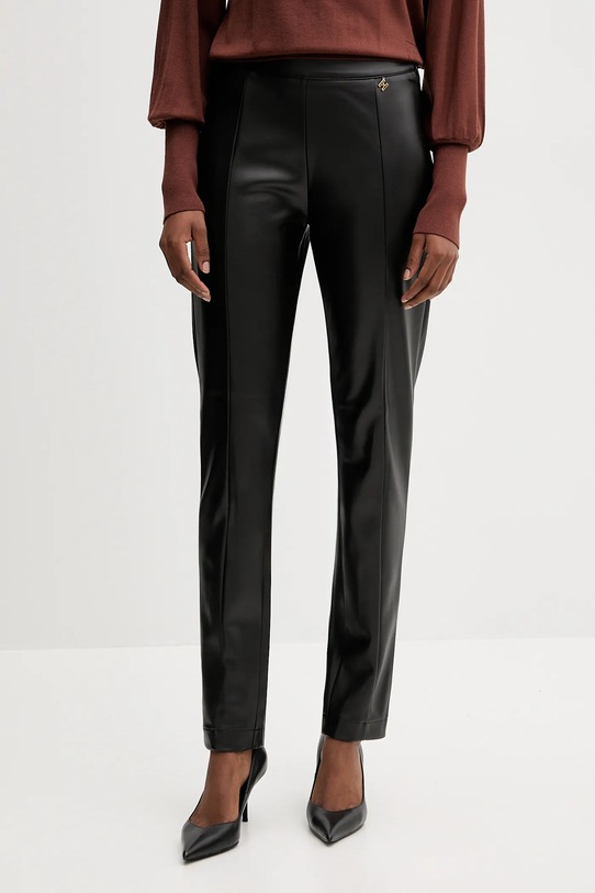 Silvian Heach legginsy MOYANO tkanina czarny GPA25514LE