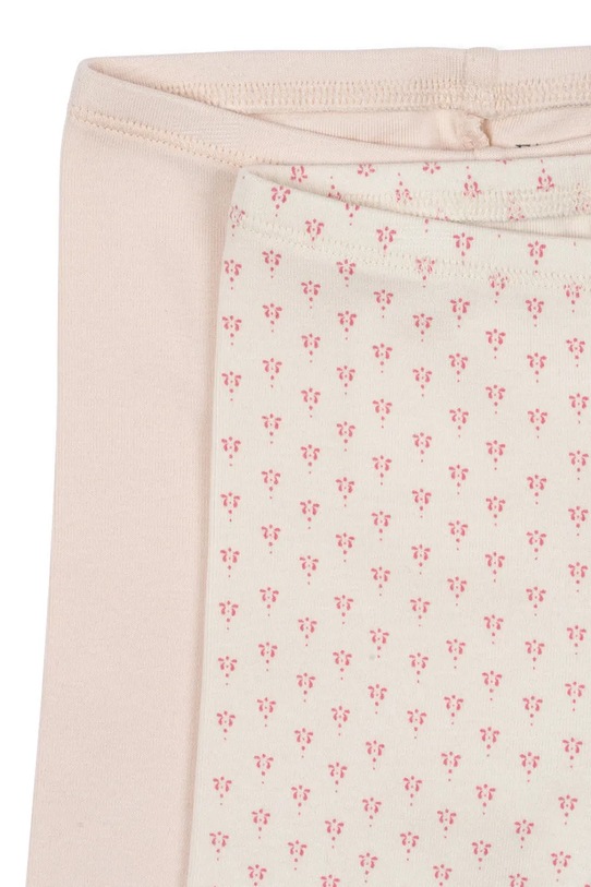 Chłopiec Fanga Fontana legginsy niemowlęce BELLO 2 PACK PANTS OCS FA100002 różowy