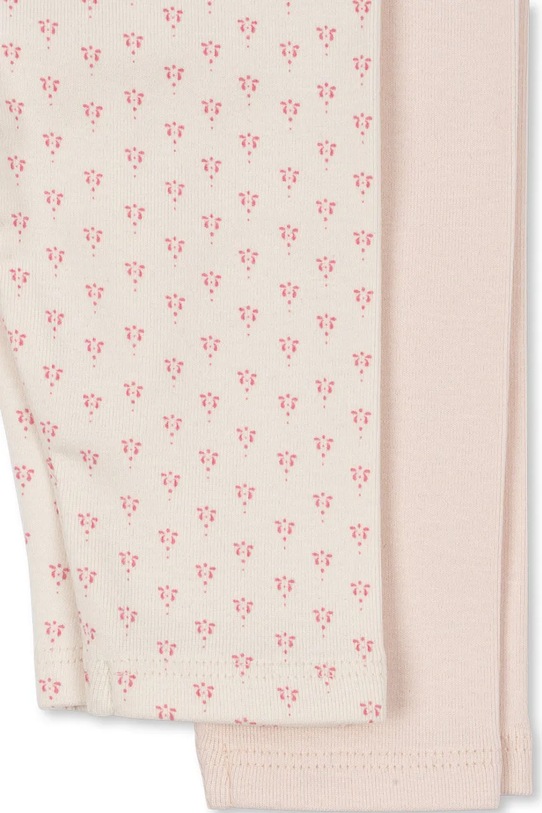 Fanga Fontana legginsy niemowlęce BELLO 2 PACK PANTS OCS różowy FA100002