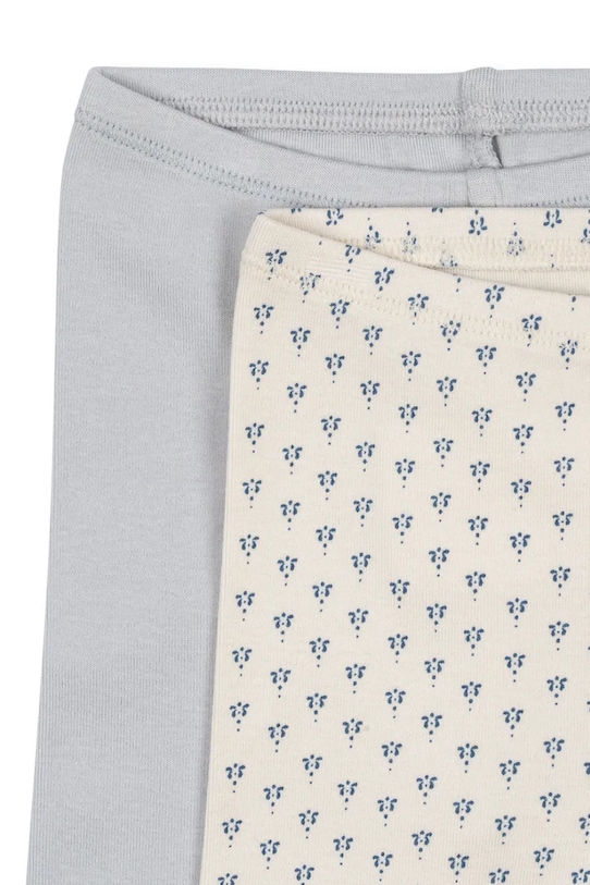 Chłopiec Fanga Fontana legginsy niemowlęce BELLO 2 PACK PANTS OCS FA100002 niebieski