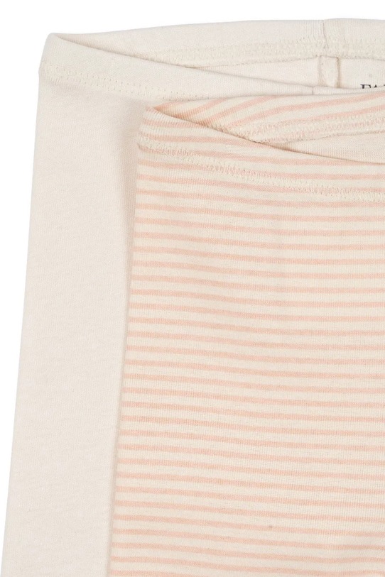 Chłopiec Fanga Fontana legginsy bawełniane niemowlęce FIO STRIPE 2 PACK PANTS OCS 2-pack FA100036 beżowy