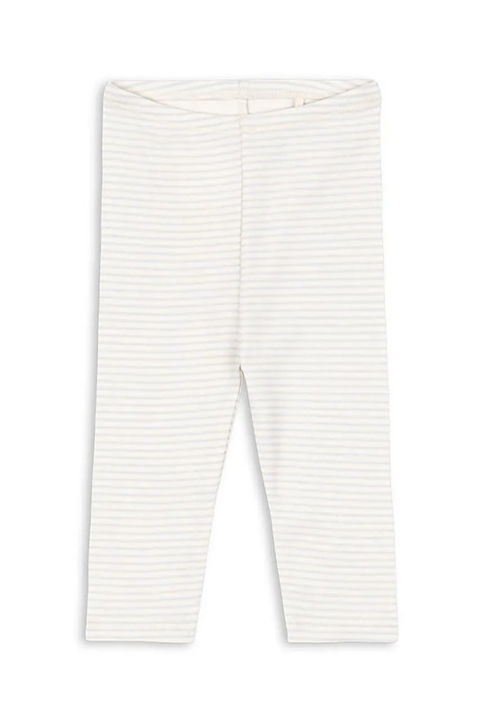 Fanga Fontana legginsy bawełniane niemowlęce FIO STRIPE PANTS OCS bawełna beżowy FA100044