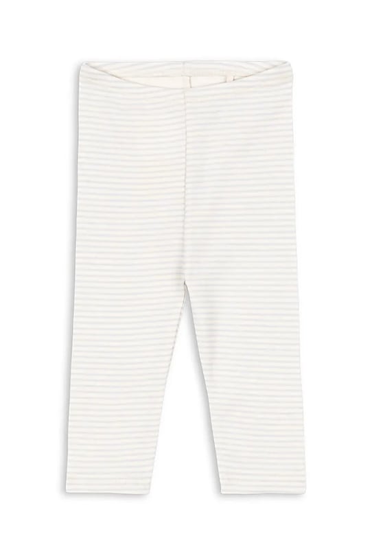 Fanga Fontana legginsy bawełniane niemowlęce FIO STRIPE PANTS OCS bawełna beżowy FA100044