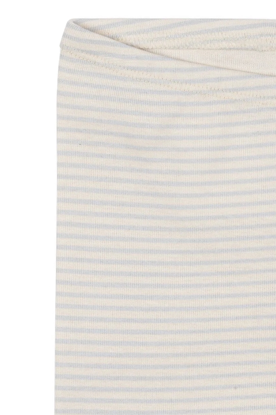 Chłopiec Fanga Fontana legginsy bawełniane niemowlęce FIO STRIPE PANTS OCS FA100044 beżowy