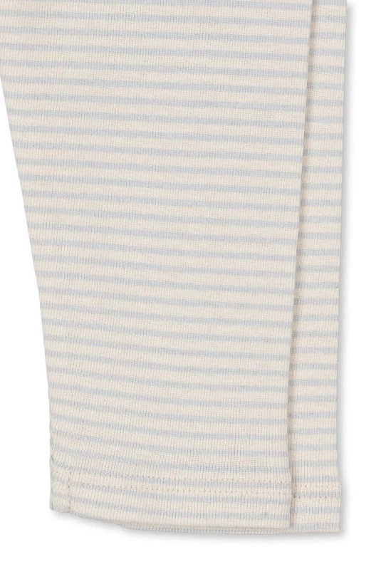 Fanga Fontana legginsy bawełniane niemowlęce FIO STRIPE PANTS OCS beżowy FA100044