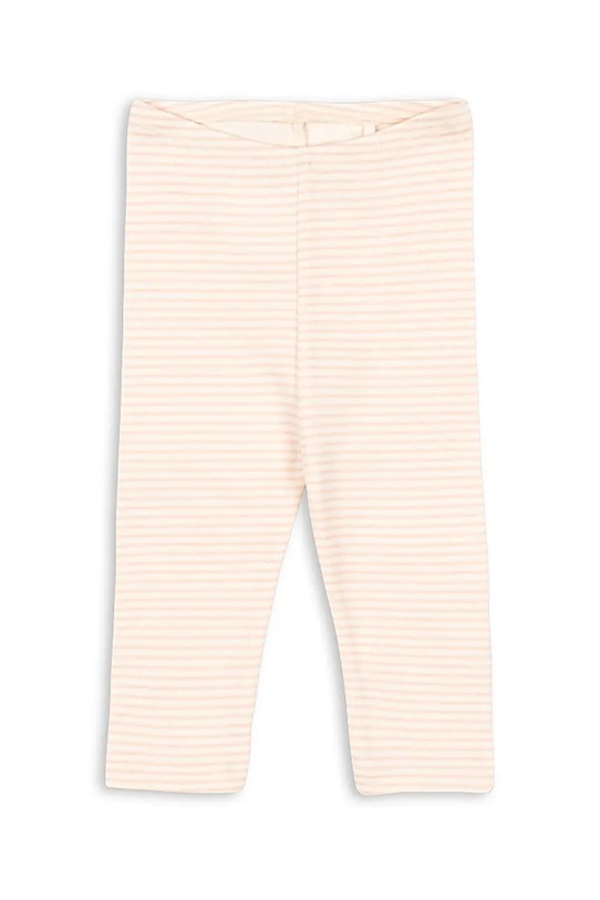 Fanga Fontana legginsy bawełniane niemowlęce FIO STRIPE PANTS OCS bawełna beżowy FA100044