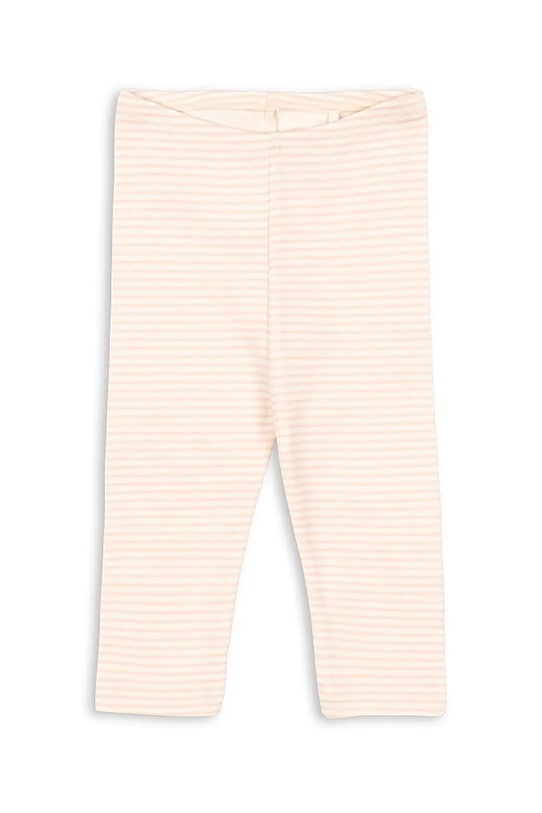 Bavlnené legíny pre bábätká Fanga Fontana FIO STRIPE PANTS OCS bavlna béžová FA100044