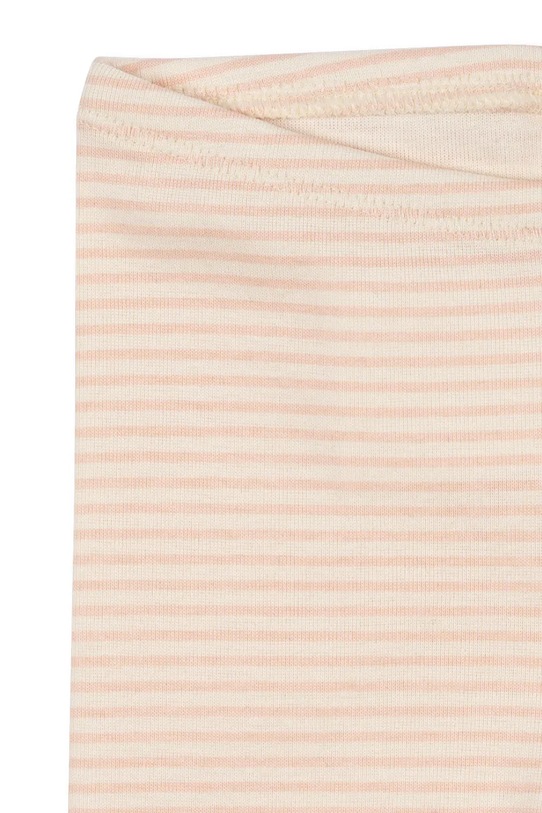 Chłopiec Fanga Fontana legginsy bawełniane niemowlęce FIO STRIPE PANTS OCS FA100044 beżowy
