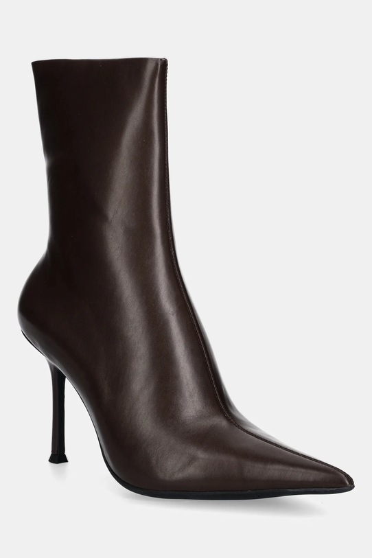 Jeffrey Campbell botki Daring-2 imitacja skóry licowej brązowy JC.1236.10.14
