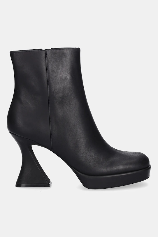Jeffrey Campbell cizme de piele HUMANITY U92.B01 negru ZW25