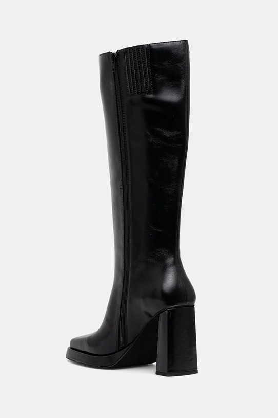 Obuwie Jeffrey Campbell kozaki skórzane Maximal JC.852.1.3 czarny