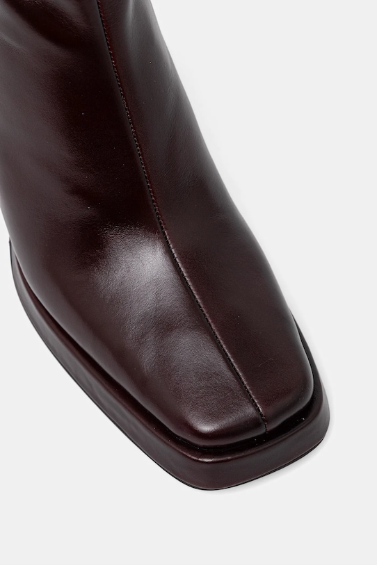 Δερμάτινες μπότες Jeffrey Campbell Maximal καφέ JC.852.1.7