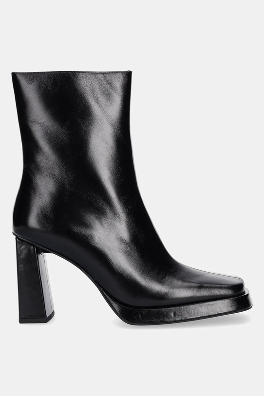 Jeffrey Campbell botki skórzane Maximal-Lo JC.852.3.2 czarny ZW25