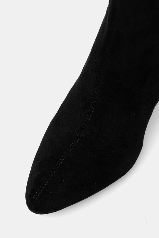 Jeffrey Campbell cizme din piele întoarsă Parisah-2 negru JC.1253.3.9