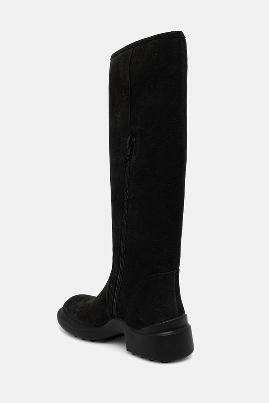 Încălțăminte Jeffrey Campbell cizme din nubuc FORTE JCD.347.4.03 negru