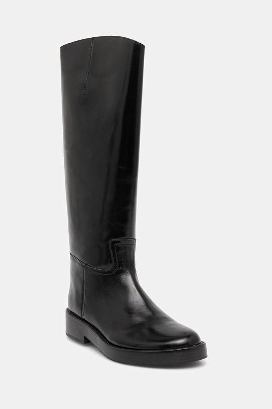 Шкіряні чоботи Jeffrey Campbell Marshy без утеплення чорний JC.1742.1.6
