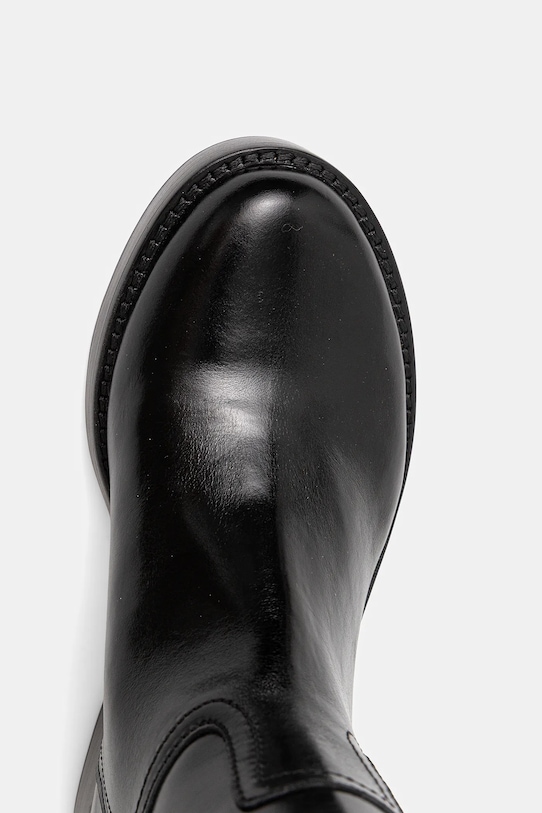 Jeffrey Campbell bőr csizma Marshy fekete JC.1742.1.6