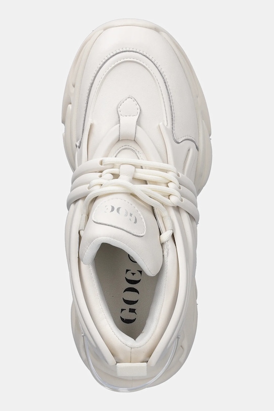 GOE sneakersy skórzane OO2N4027 biały OO2N4027.WHITE