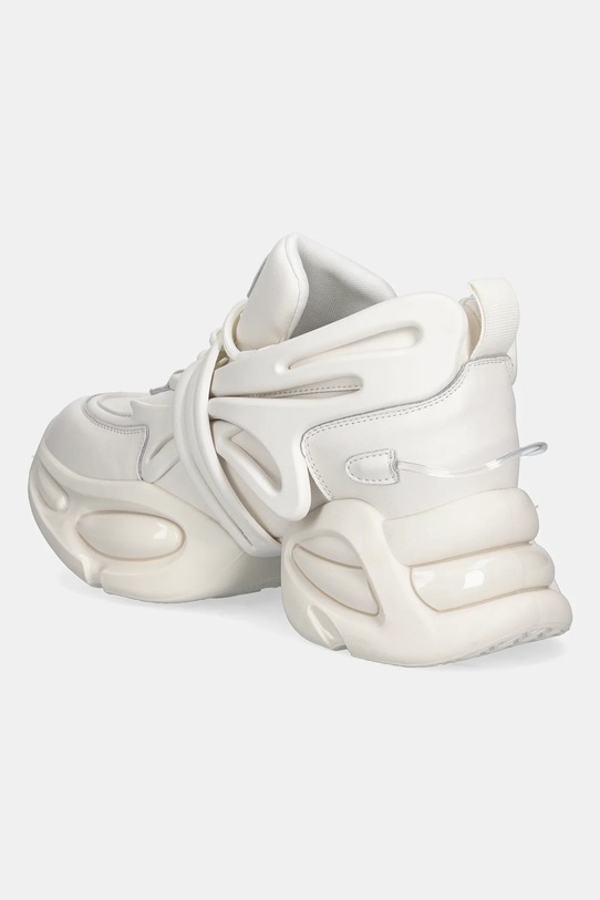 Obuwie GOE sneakersy skórzane OO2N4027 OO2N4027.WHITE beżowy
