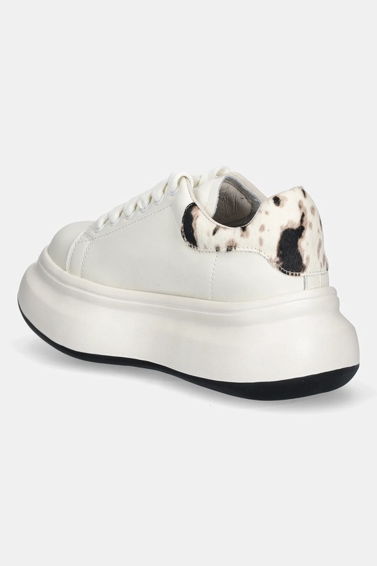Obuwie GOE sneakersy skórzane SS2N4002.WHITE beżowy