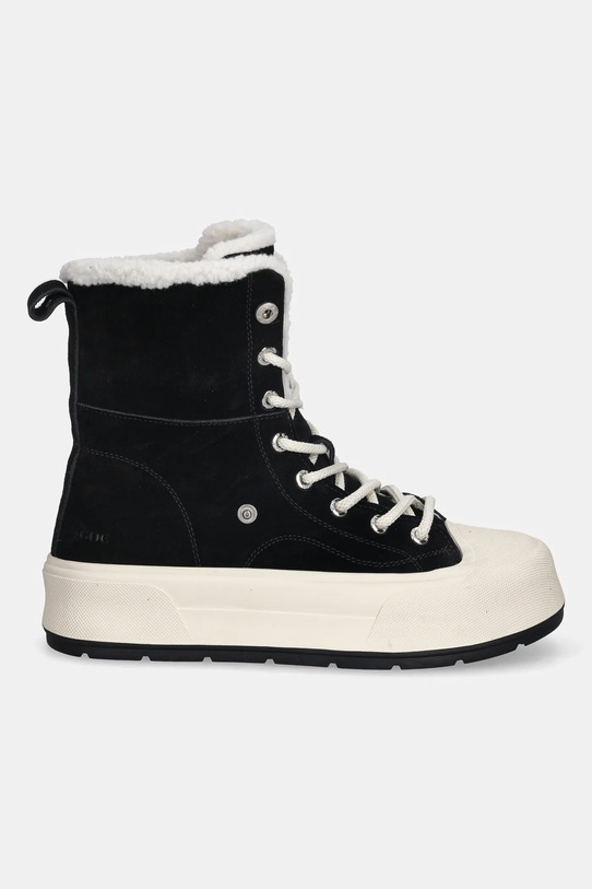 GOE trampki zamszowe SS2N4049.BLACK czarny ZW25